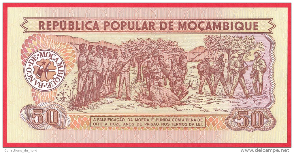 Mozambique -  50 Meticais  1986 UNC / Papier Monnaie - Billet - Mozambique - Mozambique
