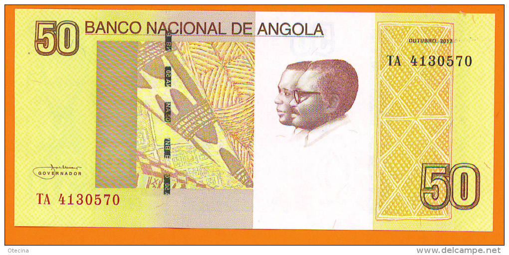 ANGOLA 50 Kwanzas Octobre 2012 AUNC - Angola