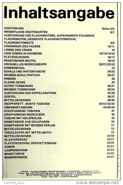 2 Hefte  -  Makramee Anleitung Und Beispiele  +  Filet-Häkelei Mit Musterbogen - Loisirs & Collections