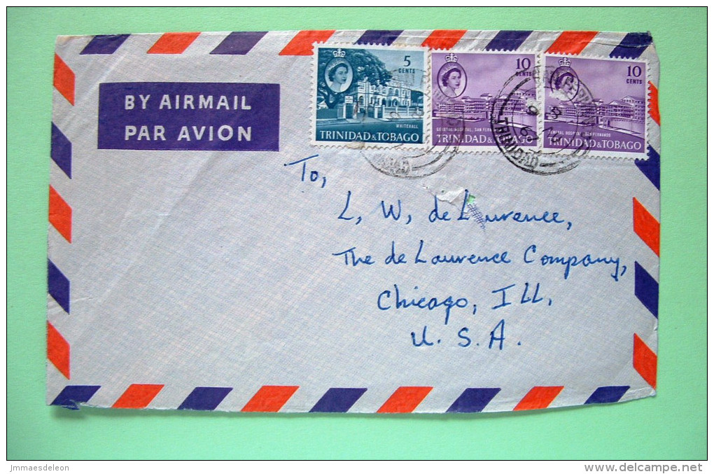 Trinidad & Tobago 1967 Cover To USA - Whitehall - General Hospital - Trinité & Tobago (1962-...)