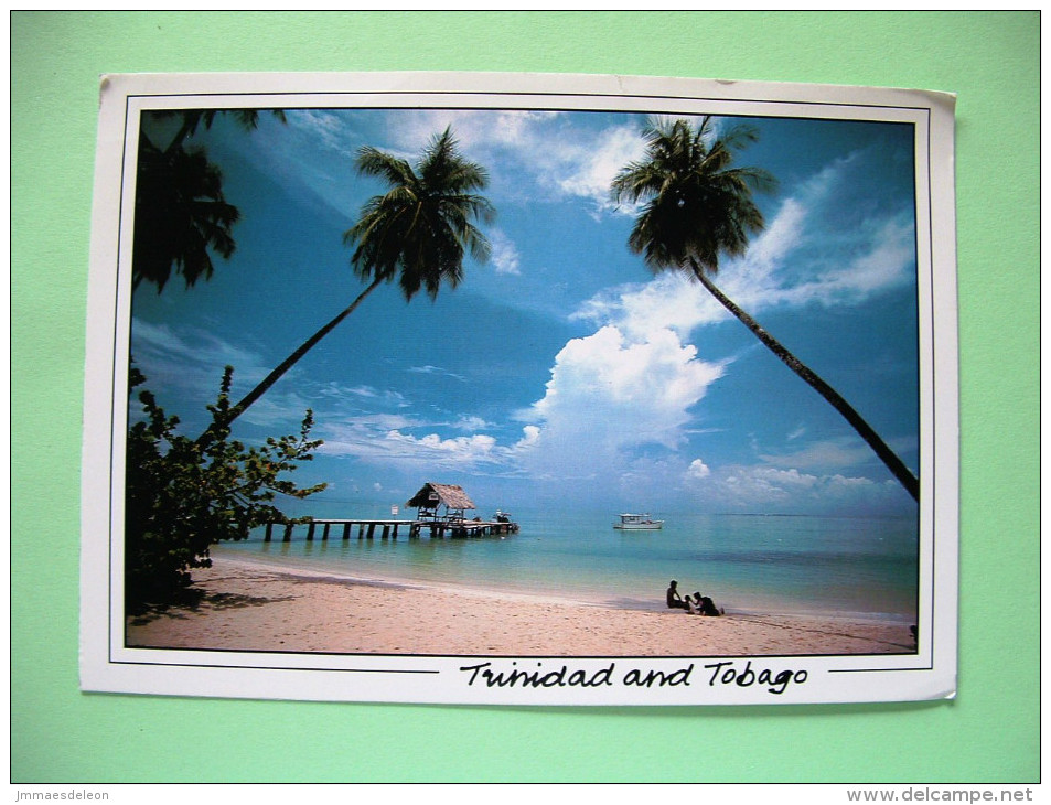Trinidad & Tobago 1992 Postcard To Germany - Flowers (Scott #404 = 2 US $) - Trindad & Tobago (1962-...)