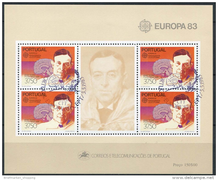 Portugal 1983 -  Michel Block 40 - Oo Oblit. Used Gebruikt - ESSt - Cachet. Prem. Fdc-cancellation - Oblitérés