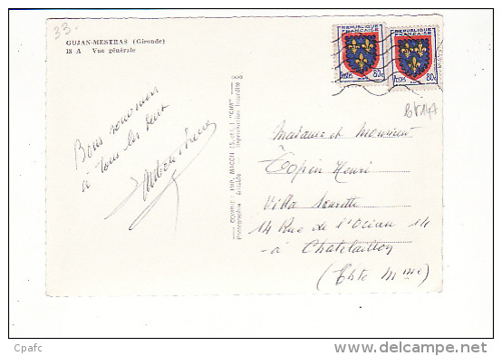 Carte 1950 GUJAN MESTRAS / VUE AERIENNE (2) - Gujan-Mestras