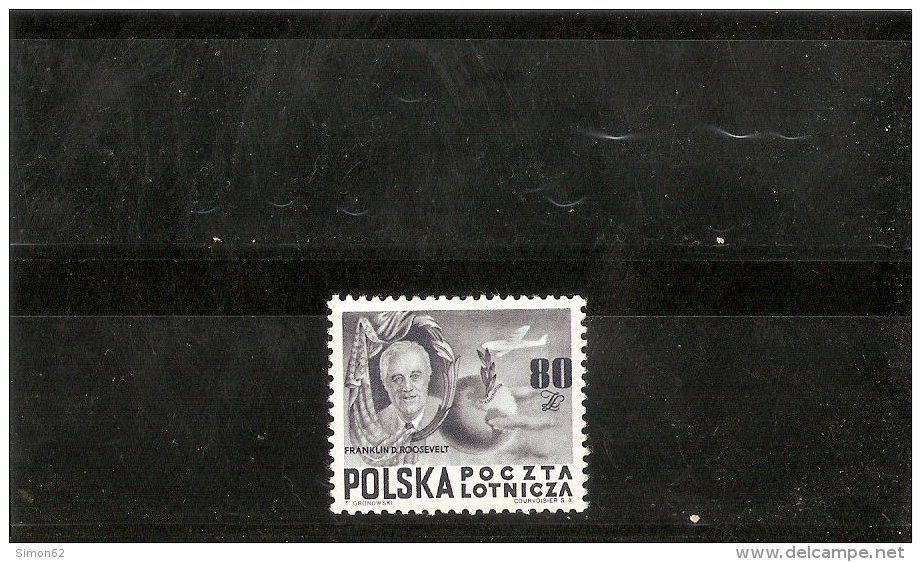 POLOGNE POSTE AERIENNE DE 1948  N° 24  NEUF ** MNH - Unused Stamps