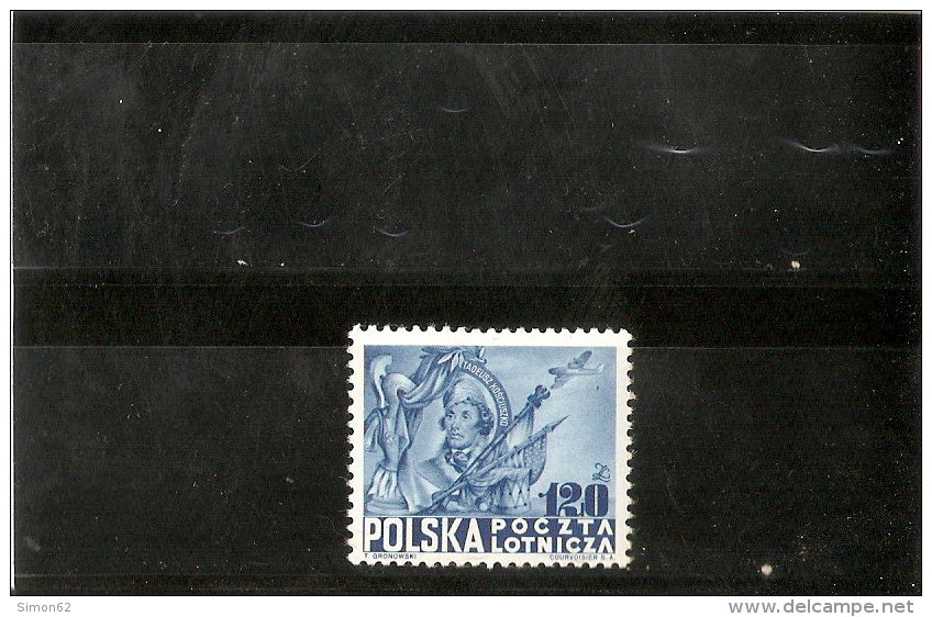 POLOGNE POSTE AERIENNE DE 1948  N° 26  NEUF ** MNH - Unused Stamps