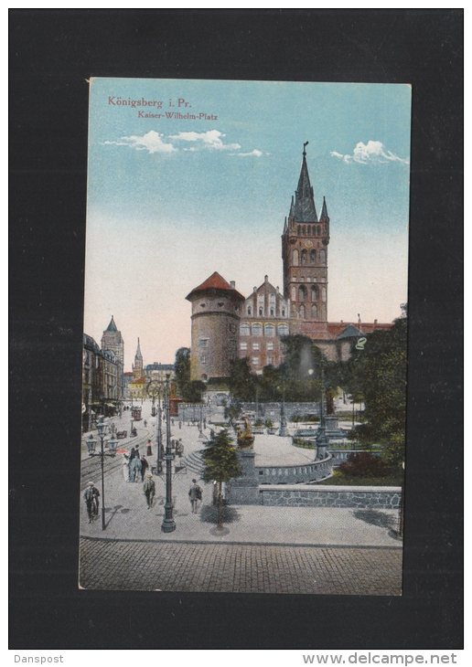 AK Russland Russia Königsberg Kaliningrad Kaiser-Wilhelm-Platz 1920 - Ostpreussen