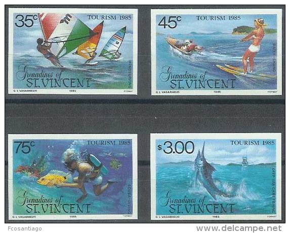 TURISMO - ST. VINCENT 1985 - Yvert #407/11 (sin Dentar) - MNH ** - Otros & Sin Clasificación