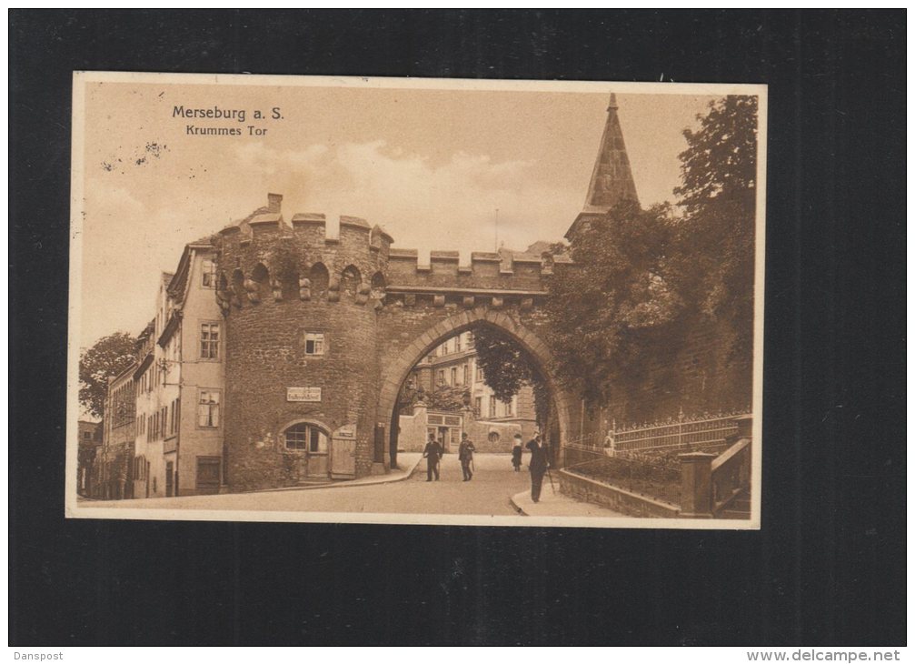 AK Merseburg Krummes Tor 1925 - Merseburg