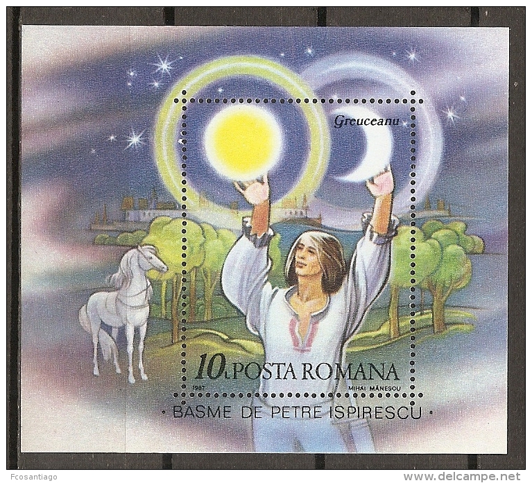 RUMANÍA 1987 - Yvert #H190 - MNH ** - Hojas Bloque