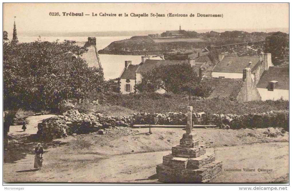 TRÉBOUL - Le Calvaire Et La Chapelle St-Jean (Environs De Douarnenez) - Tréboul