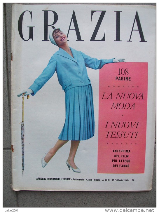 GRAZIA Rivista Di Moda Italiana 23/02/1958 - Fashion