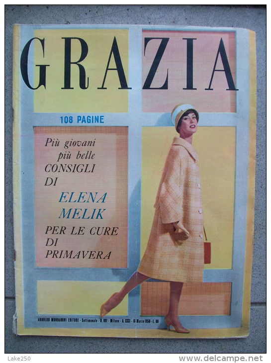 GRAZIA Rivista Di Moda Italiana 16/03/1958 - Fashion