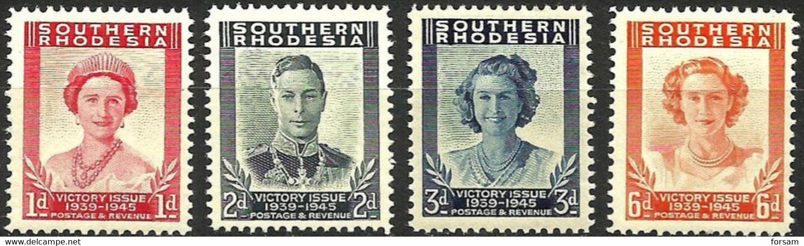 SOUTHERN RHODESIA..1947..Michel # 66-69...MNH. - Südrhodesien (...-1964)