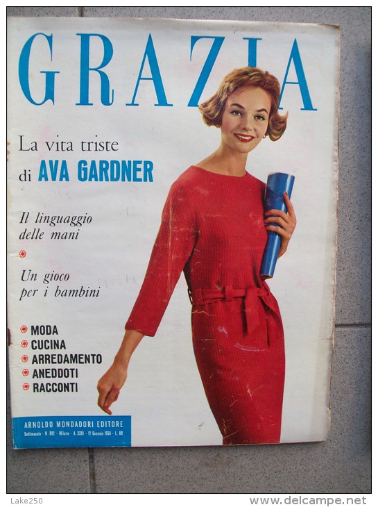 GRAZIA Rivista Di Moda Italiana 12/01/1958 - Fashion