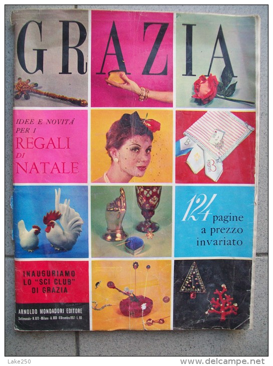 GRAZIA Rivista Di Moda Italiana 8/12/1957 - Moda