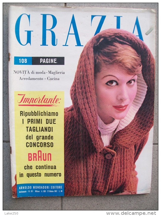 GRAZIA Rivista Di Moda Italiana 27/10/1957 - Mode