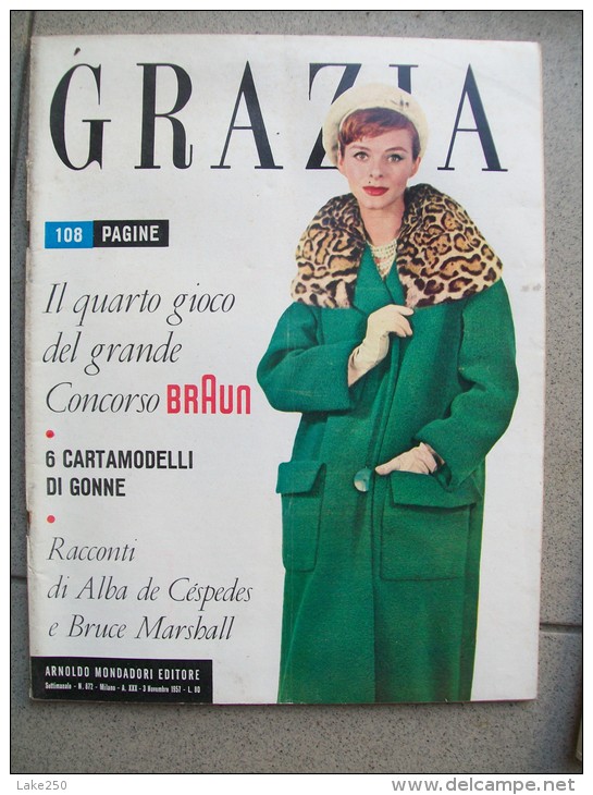 GRAZIA Rivista Di Moda Italiana 3/11/1957 - Mode