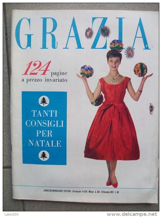 GRAZIA Rivista Di Moda Italiana   22/12/1957 - Moda