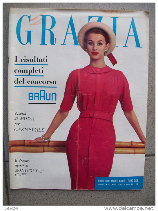 GRAZIA Rivista Di Moda Italiana      19/01/1958 - Fashion