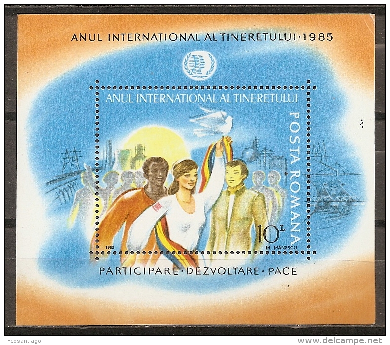 RUMANÍA 1985 - Yvert #H173 - MNH ** - Blocchi & Foglietti