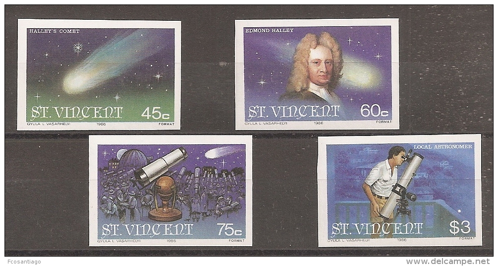 ASTROLOGIA - SAN VINCENTE 1986 - Yvert #913/16 (sin Dentar) - MNH ** - Astrología