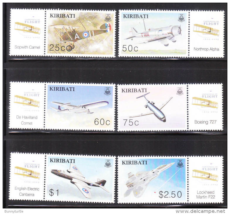 Kiribati 2003 Powdered Flight Centenary Airplane MNH - Kiribati (1979-...)