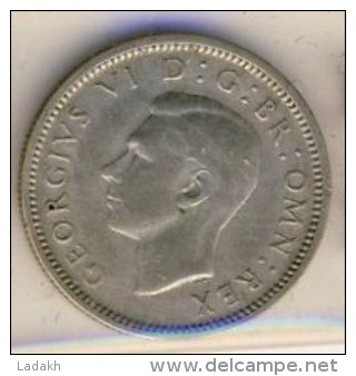 PIECE MONNAIE 6 Pence 1942 Argent   #GRANDE BRETAGNE # GEORGE VI # GEORGIUS - H. 6 Pence