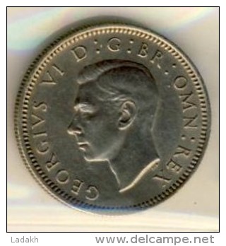 PIECE MONNAIE 6 Pence 1951  #GRANDE BRETAGNE # GEORGE VI # GEORGIUS - H. 6 Pence