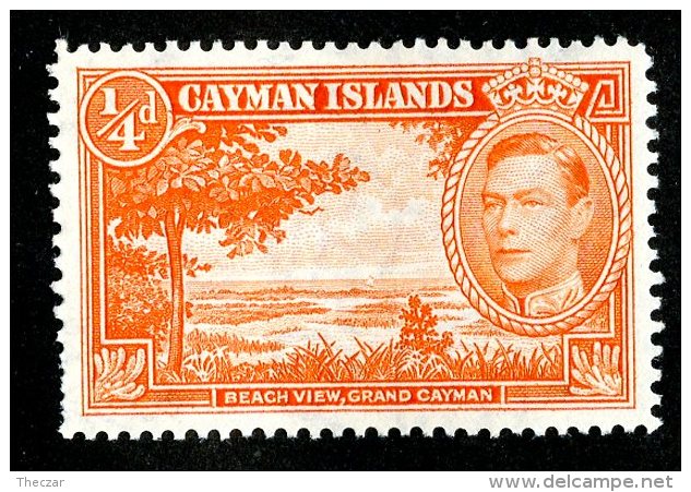 60 X)  Cayman Is 1943  SG.115a ~ Sc 100a   M* - Caimán (Islas)