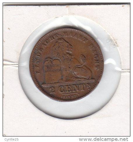 2 Centimes Cuivre Albert I 1910 FL - 2 Centimes