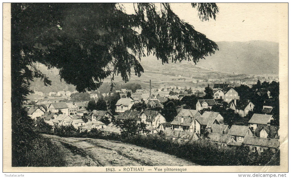 CPA 67 ROTHAU VUE PITTORESQUE 1933 - Rothau