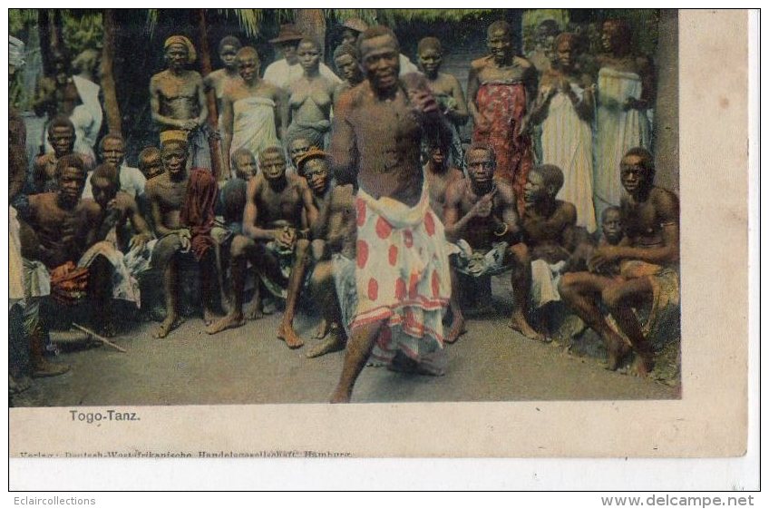 Afrique Noire     Togo   Tanz.  Indigènes   ( Voir Scan ) En Partie Décollée - Togo