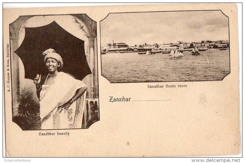 Afrique Noire    Zanzibar   Beauty And Boats Races  ( Voir Scan ) - Unclassified