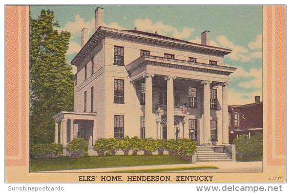 Kentucky Henderson Elks Home - Henderson