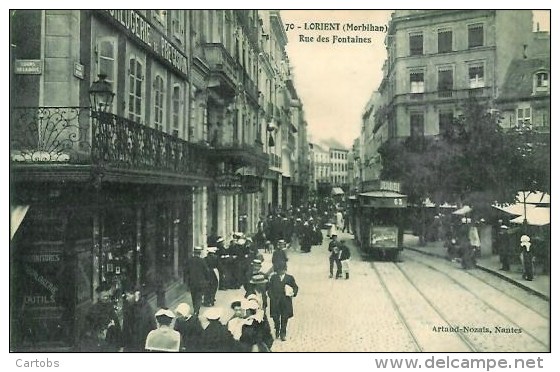 56 LORIENT Rue De Fontaines (très Animée) - Lorient