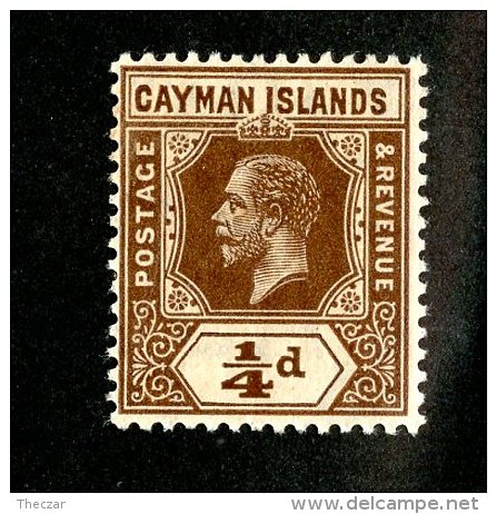 100 X)  Cayman Is 1913  SG.40 ~ Sc32   M* - Caimán (Islas)