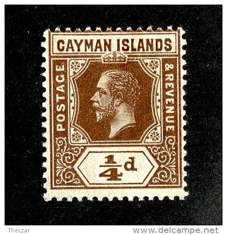 101 X)  Cayman Is 1913  SG.40 ~ Sc32   M* - Kaimaninseln