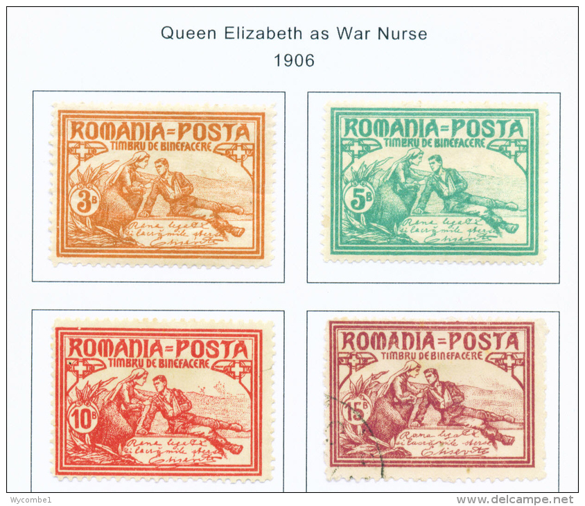 ROMANIA - 1906 Queen As War Nurse Used And Mounted Mint As Scan - Ungebraucht