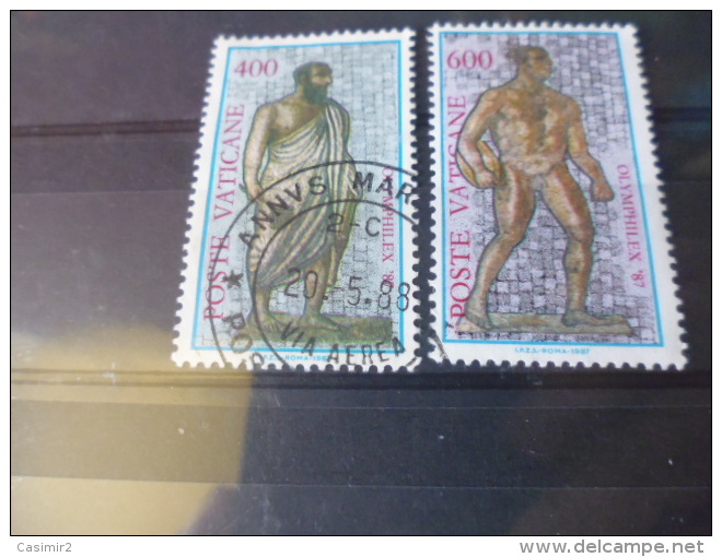 TIMBRE DU VATICAN.   YVERT N° 811.+813 - Used Stamps