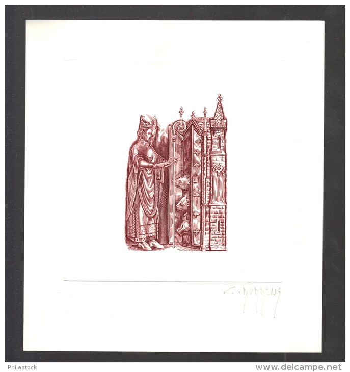 Epreuves D´Artistes Années 1995 Signée De L´artiste Et Cachet Relief De L´atelier De Gravure - Prueba De Artistas