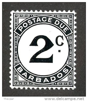 153 X)  Barbados 1965  SG.D8 ~  Mnh** - Barbados (...-1966)