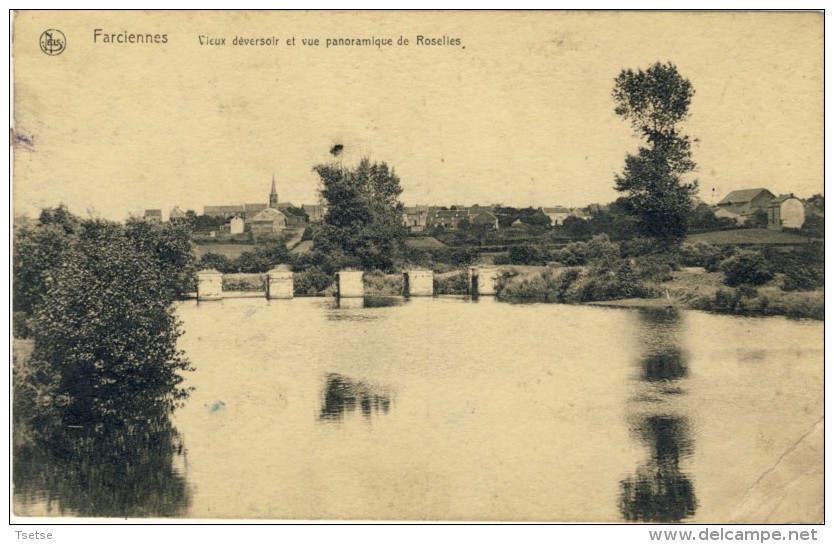 Farciennes - Vieux Déversoir Et Vue Panoramique De Roselies -192? ( Voir Verso ) - Farciennes