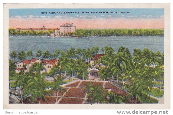 Florida West Palm Beach City Park And Bandshell - West Palm Beach