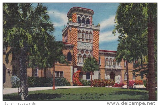 Florida Sarasota John And Mable Ringling Residence - Sarasota