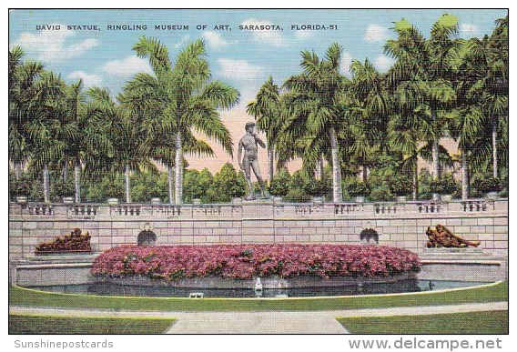 Florida Sarasota David Statue Ringling Museum Of Art - Sarasota