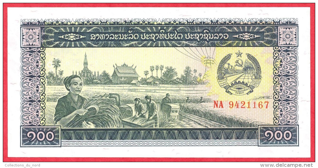 Laos - 100 Kip 1979 UNC / Papier Monnaie - Billet - Laos - Laos