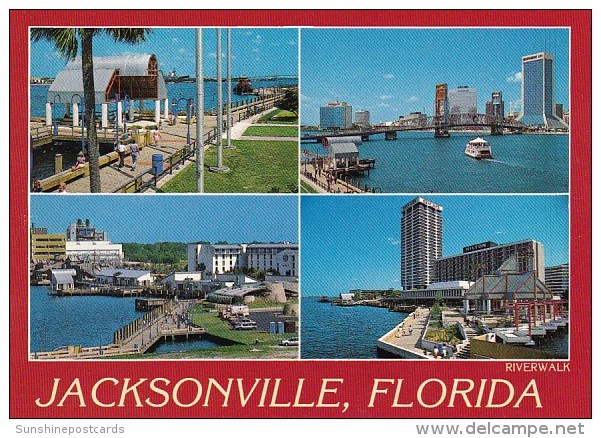 Florida Jacksonville New Riverwalk Along The Banks Of The Saint Johns River - Jacksonville