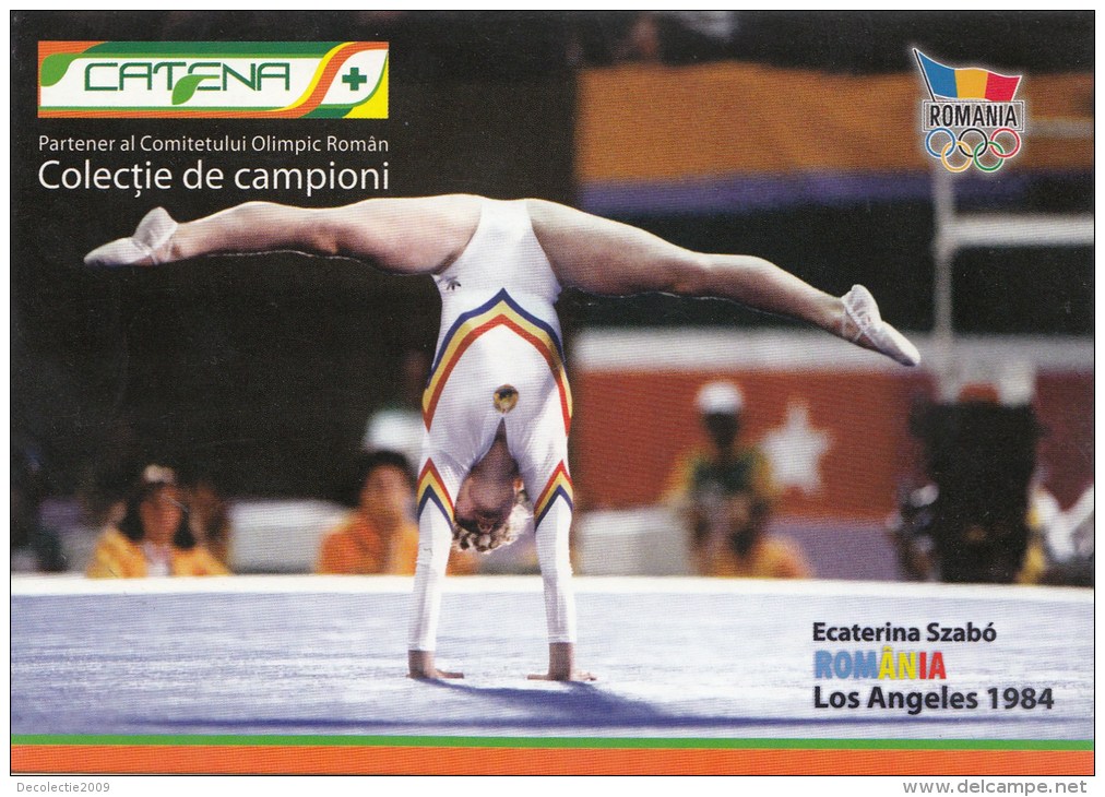 ZS48499 Ecaterina Szabo Los Angeles 1984  Olympics  Athletics Romania Catena  Sport   2 Scans - Atletica