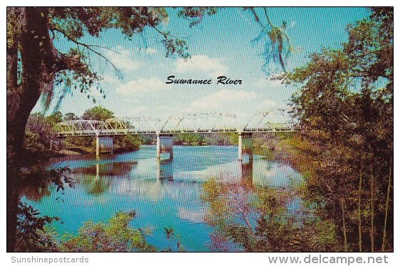 Florida Jacksonville One Of Floridas Many Beautiful Bridges Over The Suwannee River - Jacksonville