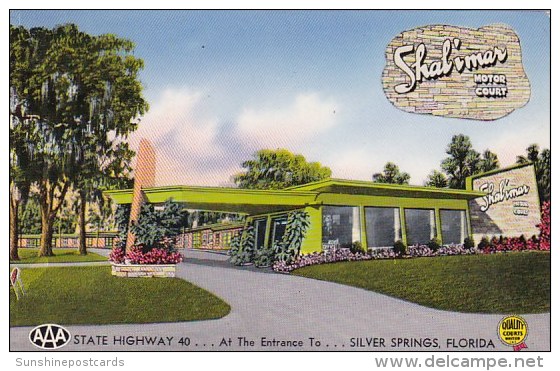 Florida Silver Springs Shalimar Motor Court - Silver Springs